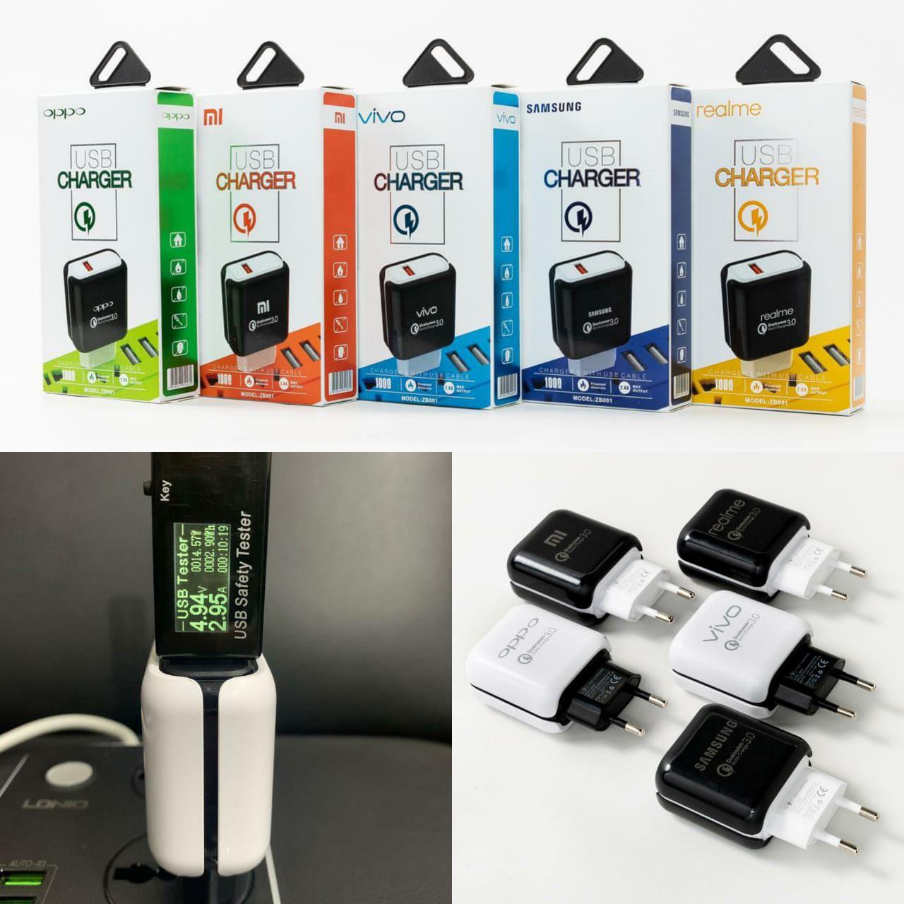 TRAVEL CHARGER BRANDED QUALCOMM 3.0 (ZB001)