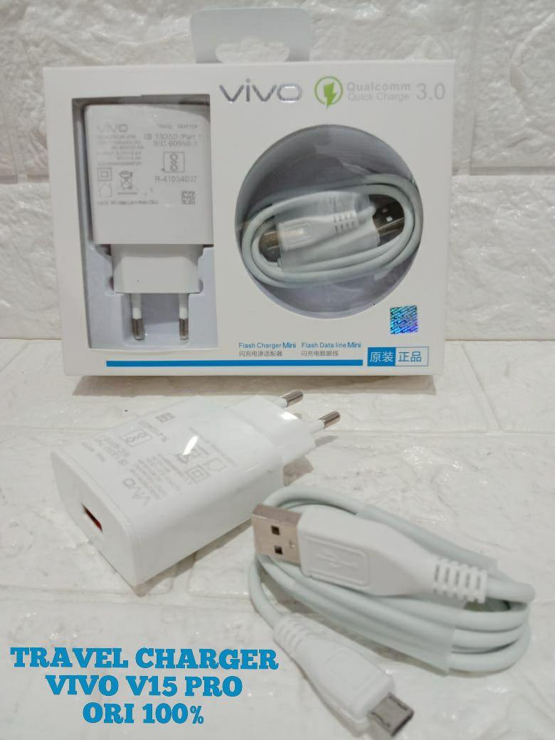 TRAVEL CHARGER VIVO V15 PRO ORI 100% MODEL VO 002
