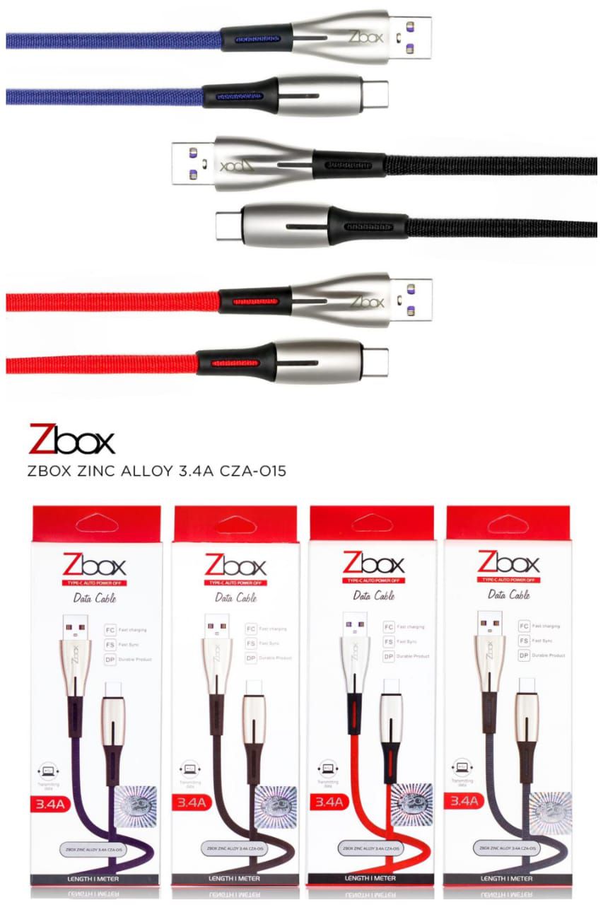 Kabel Data Zbox Zinc Alloy 3.4A CZA-015 MICRO