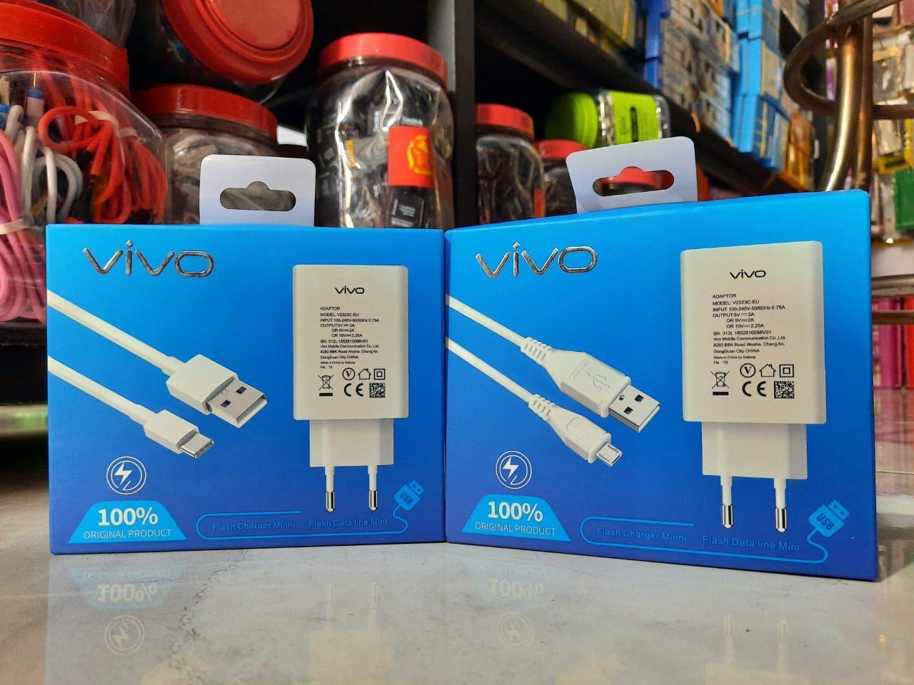 TRAVEL CHARGER VIVO V2323C KUALITAS 99% MICRO