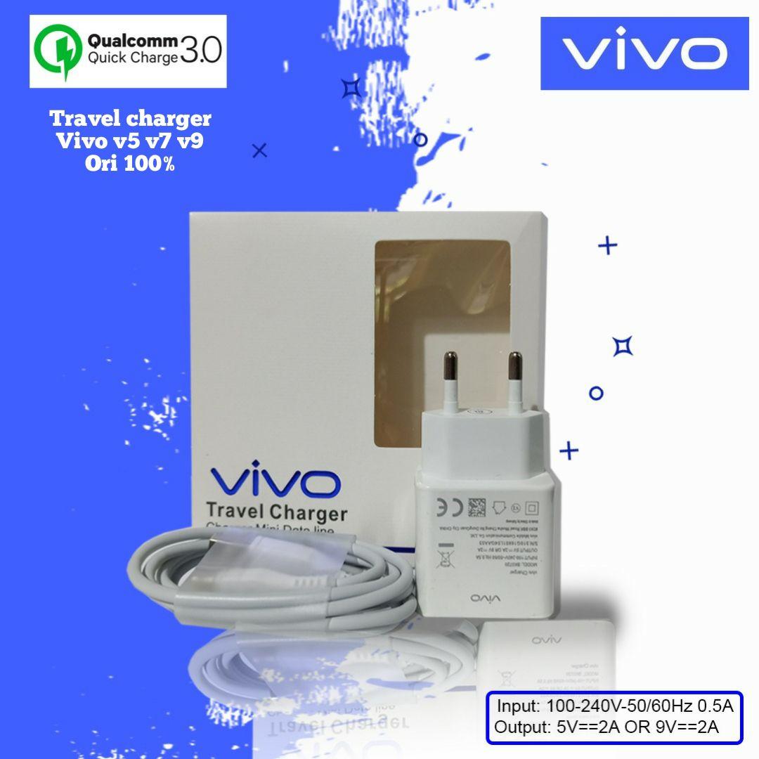 TRAVEL CHARGER VIVO V5 V7 V9 ORI 100%