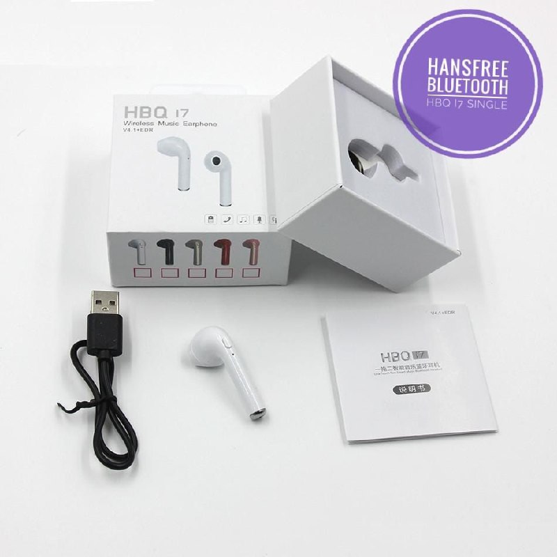 HANSFREE BLUETOOTH HBQ I7 MODEL SINGLE