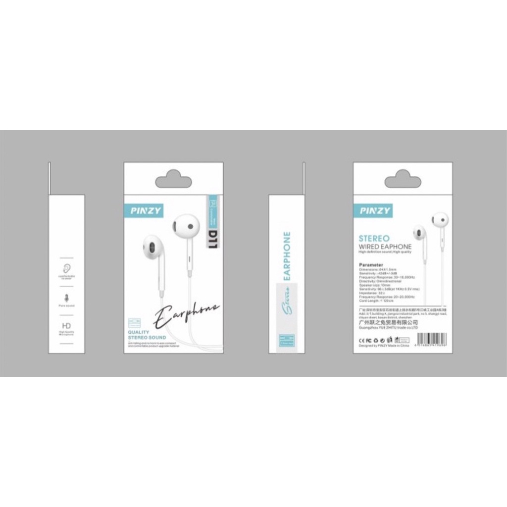 HEADSET PINZY D11