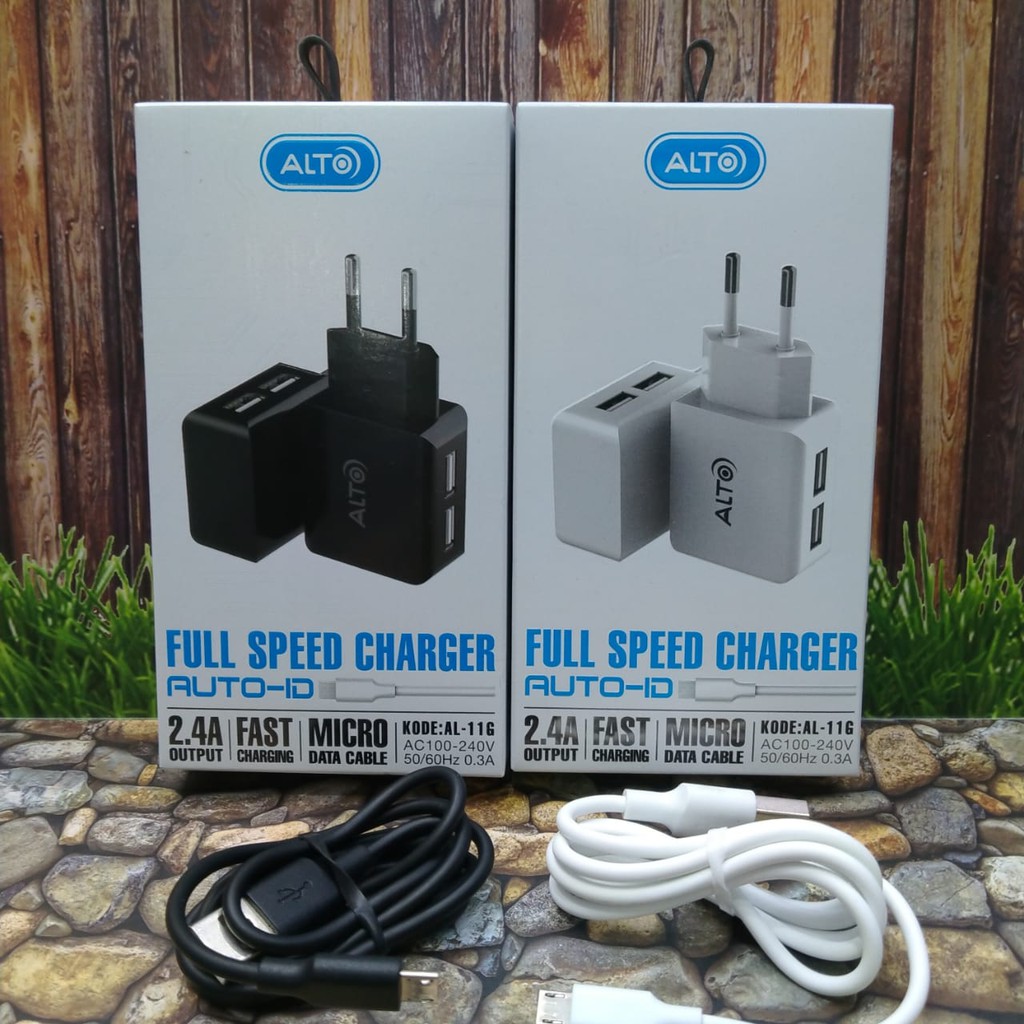 TRAVEL CHARGER ALTO 2 USB 2.4A AL 11G