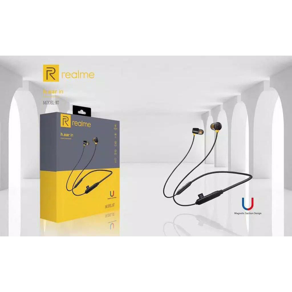 HANSFREE BLUETOOTH SPORT REALME MUSIC + SLOT MMC