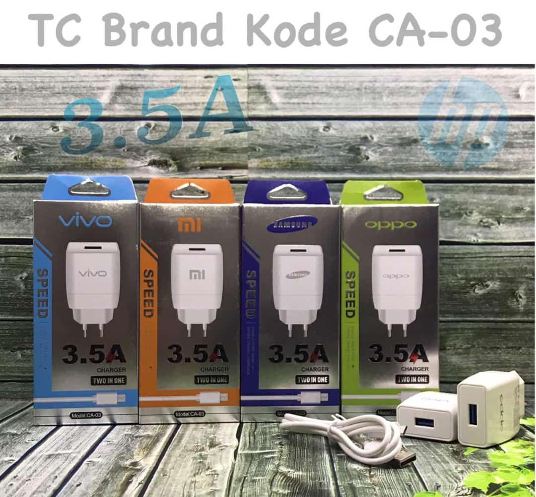 TRAVEL CHARGER BRAND KODE CA-03