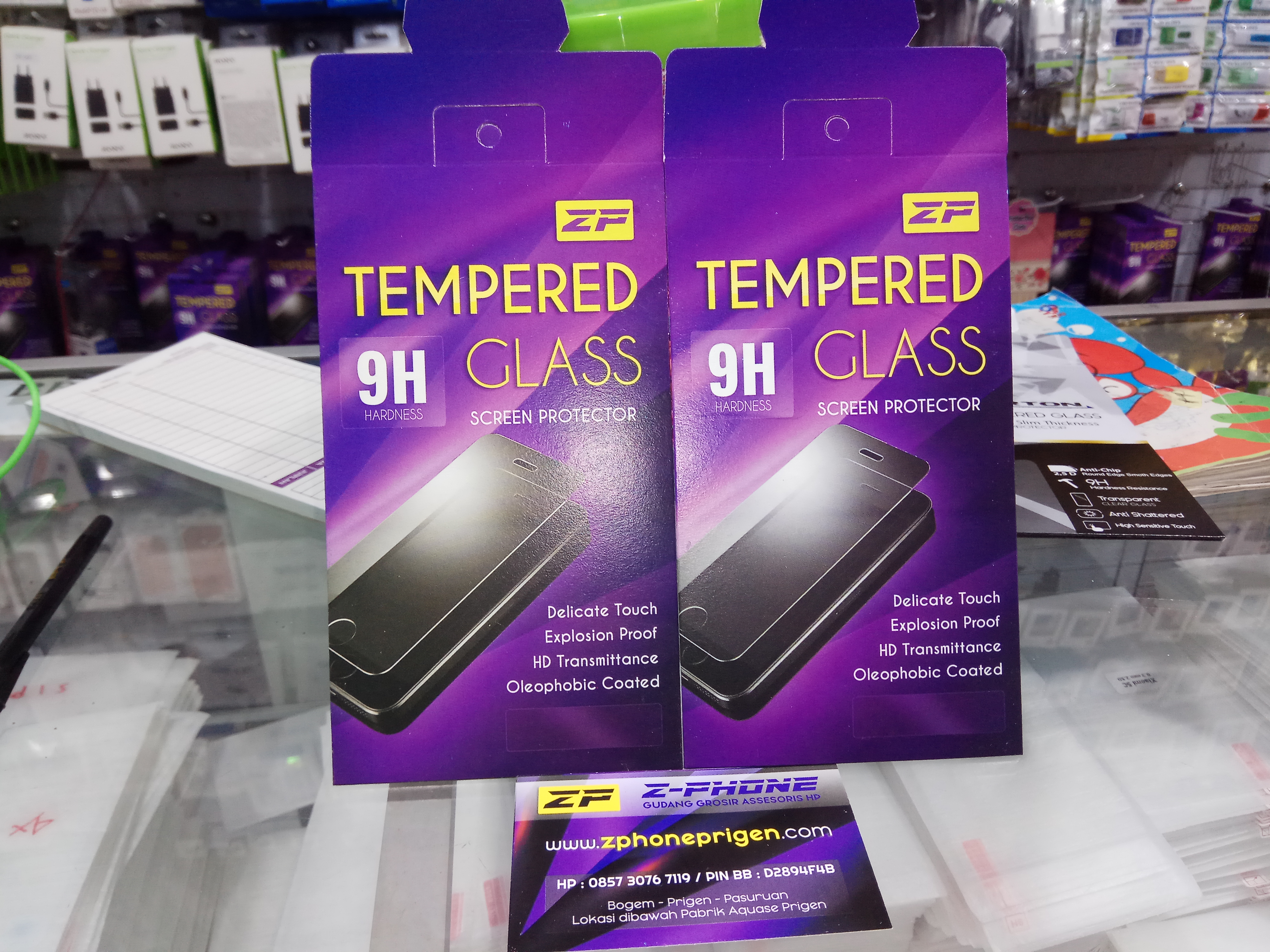 TEMPERED GLASS / ANTI GORES KACA  PACK ZP 