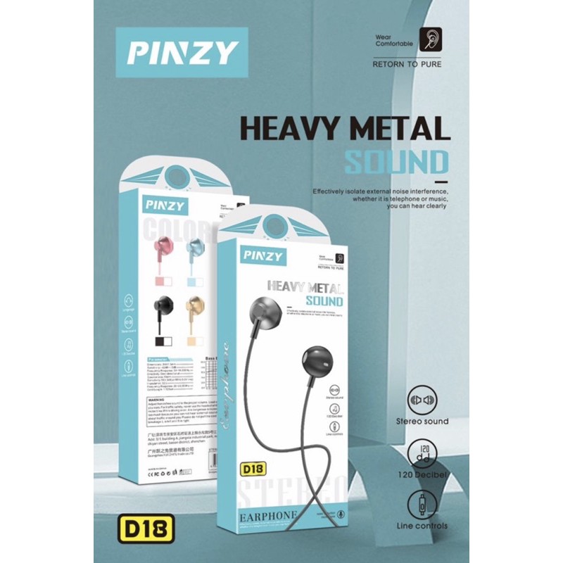 HEADSET PINZY D18
