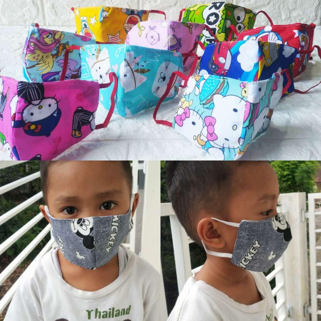 MASKER DUCK BILL ANAK 2 LAPIS KARAKTER