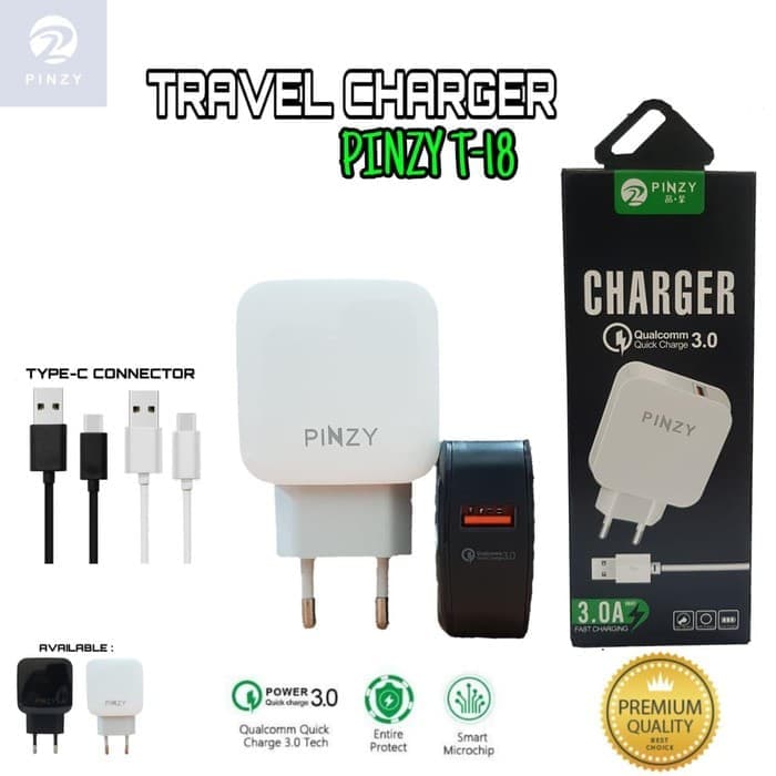 TRAVEL CHARGER PINZY T 18