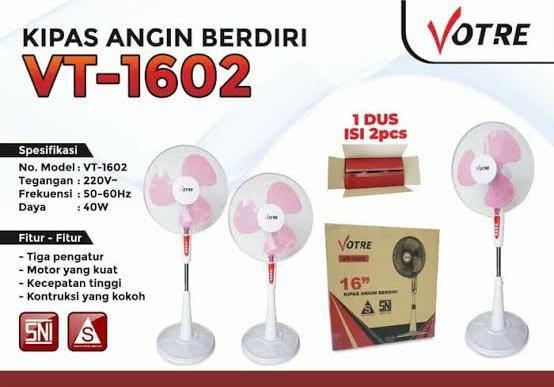 KIPAS VOTRE 16 INCH VT 1602, KAKI BULAT
