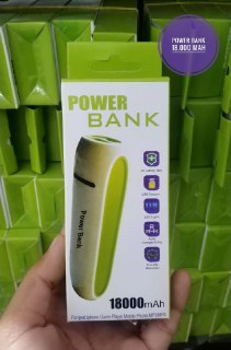 POWER BANK ISI 1 BATERAI TULISAN 18.000
