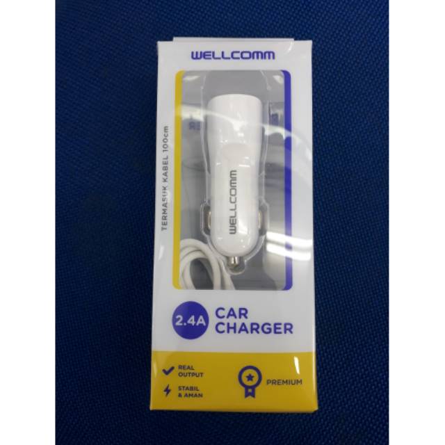 SAVER WELLCOMM 2.4A + KABEL MICRO