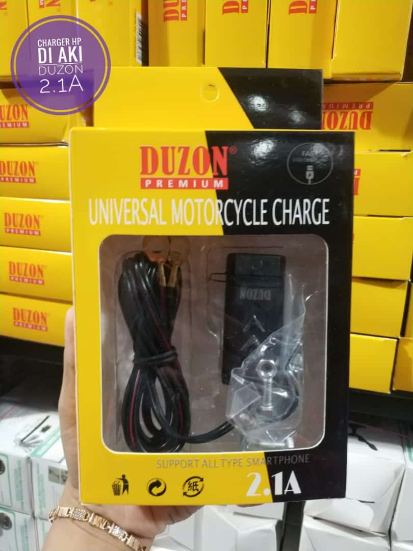 CHARGER HP DI AKI MOTOR DUZON