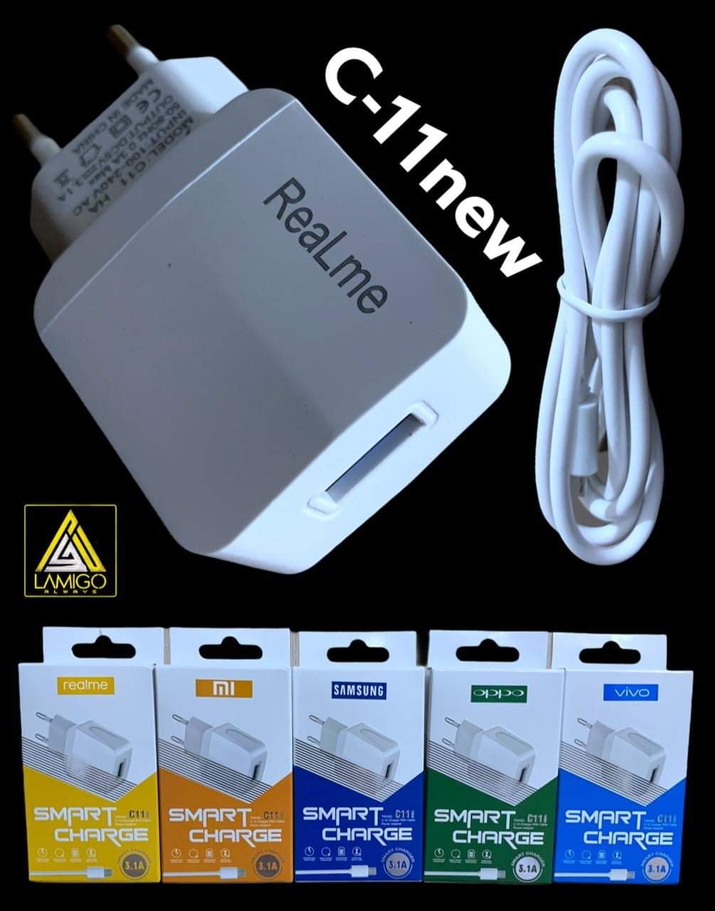 TRAVEL CHARGER BRAND SMART C11I 3.5A