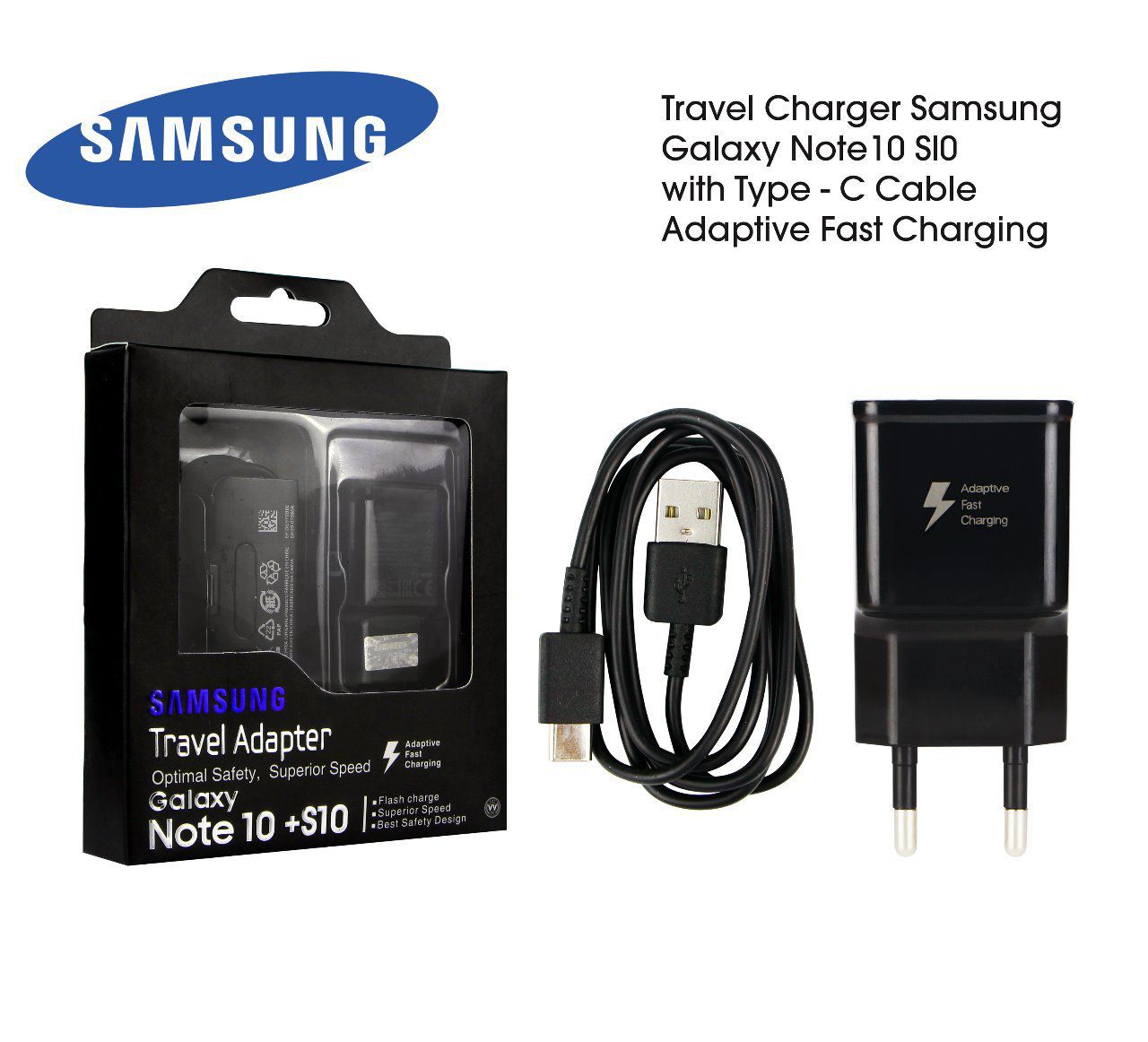 TRAVEL CHARGER SAMSUNG NOTE 10 / S10 (VV)