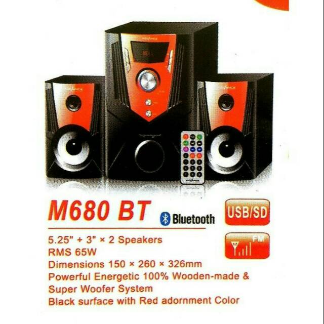 SPEAKER AKTIF ADVANCE M680 BT