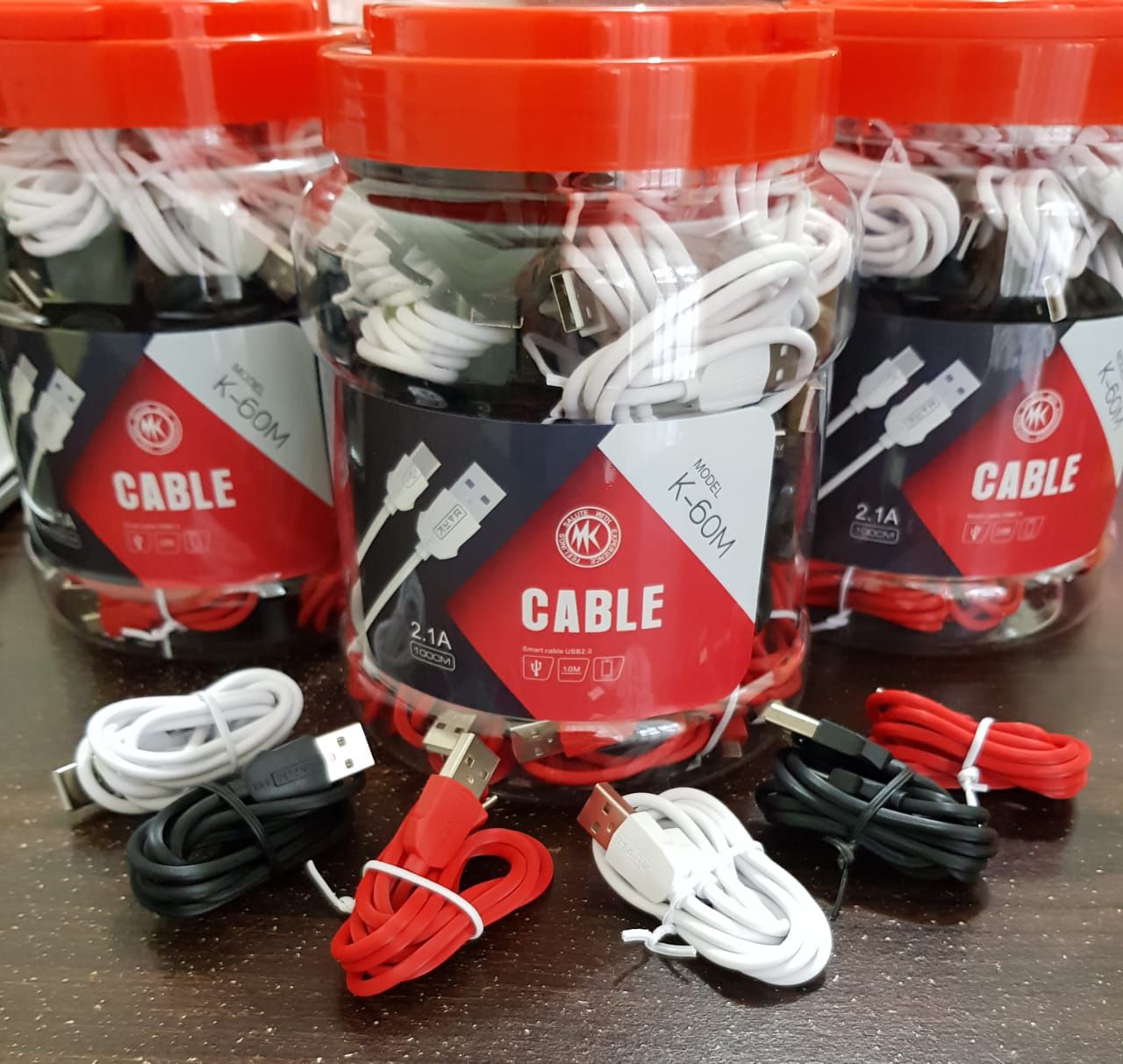 KABEL MARK K-60M MICRO 1 METER, REALL OUTPUT 2.1A, FAST CHARGING