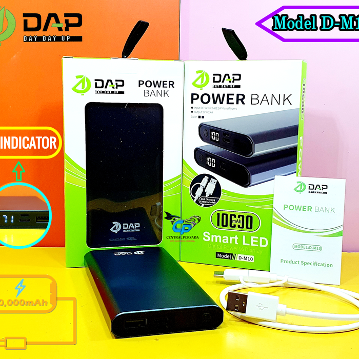 POWER BANK DAP D-M10 10.000 MAH
