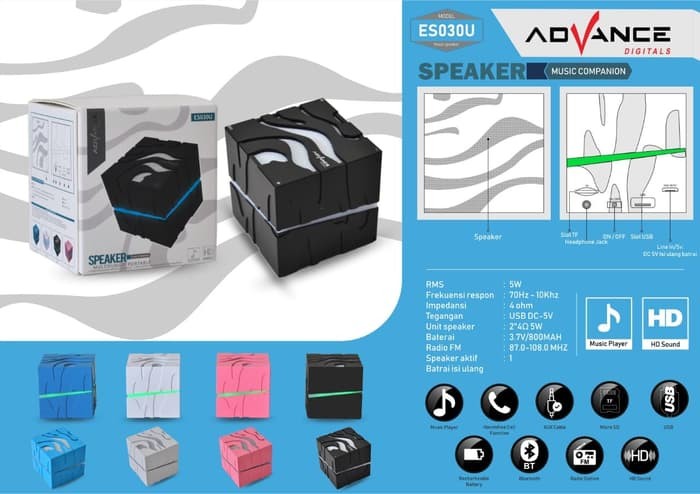SPEAKER BLUETOOTH ADVANCE ES 030 U