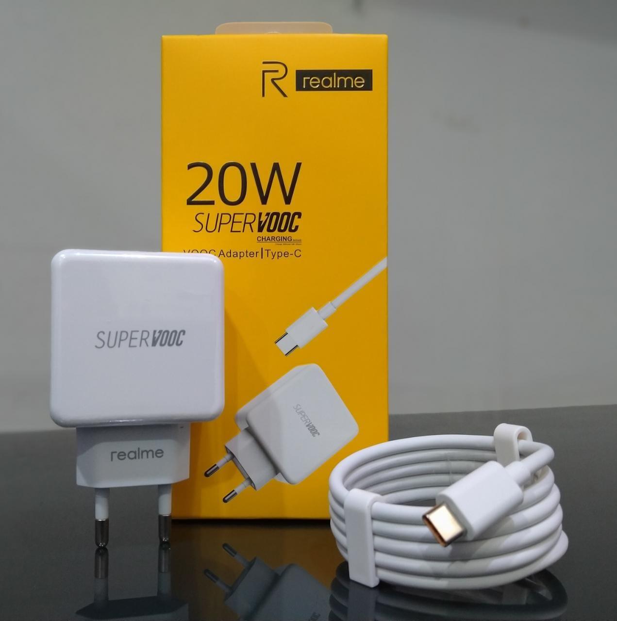 TRAVEL CHARGER SUPER VOOC REALME R15 99% (BT) TYPE C 