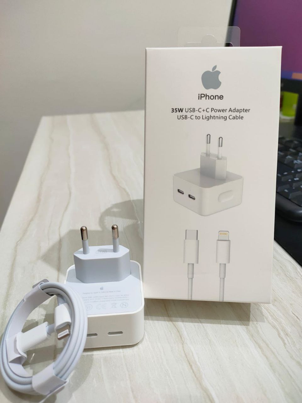 TRAVEL CHARGER IPHONE 14 PRO MAX 35W 100% (GM)
