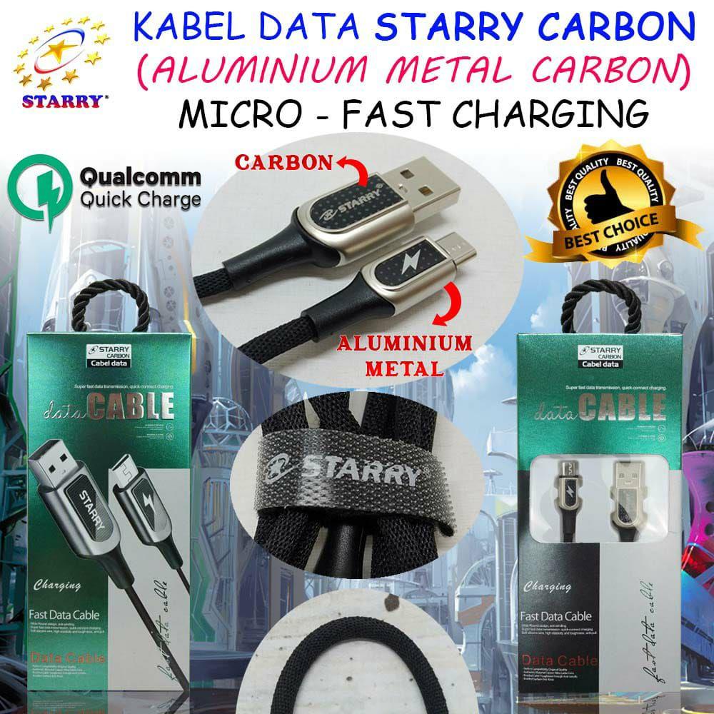 KABEL DATA STARRY ALUMUNIUM METAL CARBON