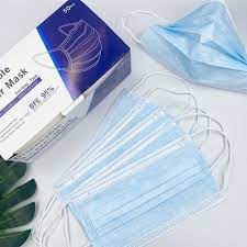 MASKER EARLOP BIRU / PUTIH