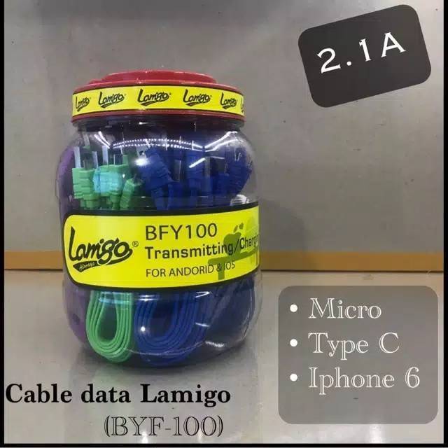 KABEL DATA LAMIGO BYF 100 2.1A MICRO (1TOPLES 50)