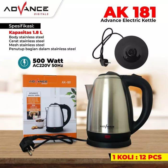 TEKO LISTRIK ADVANCE 1.8 LITER